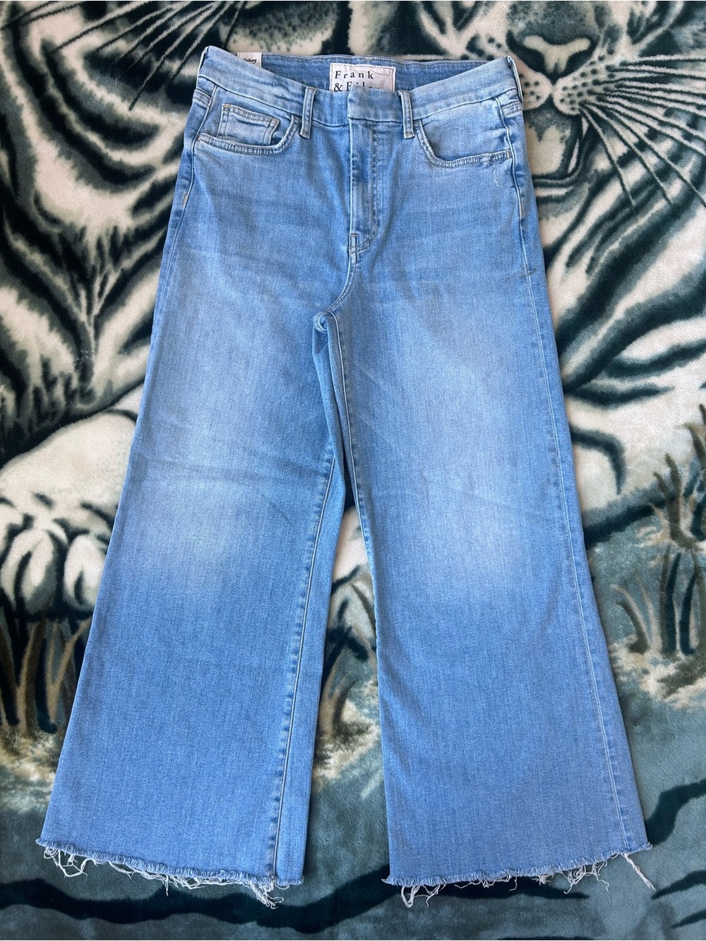 Frank & Eileen Galway Wide Leg Light Washed Jeans
